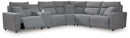 Modmax Reclining Sectional with Console - Watson's 87 Furniture (Middlefield,OH)