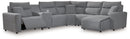 Modmax Power Reclining Sectional with Chaise - Watson's 87 Furniture (Middlefield,OH)