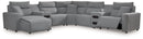 Modmax Power Reclining Sectional with Chaise - Watson's 87 Furniture (Middlefield,OH)