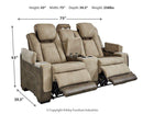 Next-Gen DuraPella Power Reclining Loveseat with Console - Watson's 87 Furniture (Middlefield,OH)