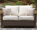 Paradise Trail Outdoor Loveseat, Lounge Chairs and Fire Pit Table - Watson's 87 Furniture (Middlefield,OH)