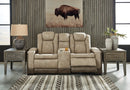 Next-Gen DuraPella Power Reclining Loveseat with Console - Watson's 87 Furniture (Middlefield,OH)