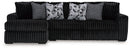 Midnight-Madness Sectional Sofa with Chaise - Watson's 87 Furniture (Middlefield,OH)