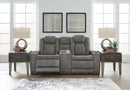 Next-Gen DuraPella Power Reclining Loveseat with Console - Watson's 87 Furniture (Middlefield,OH)