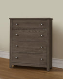 Vaughan Bassett Fundamentals 4 Drawer Chest in Grey - Watson's 87 Furniture (Middlefield,OH)