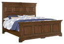 Vaughan-Bassett Heritage Cal King Mansion Bed in Amish Cherry image