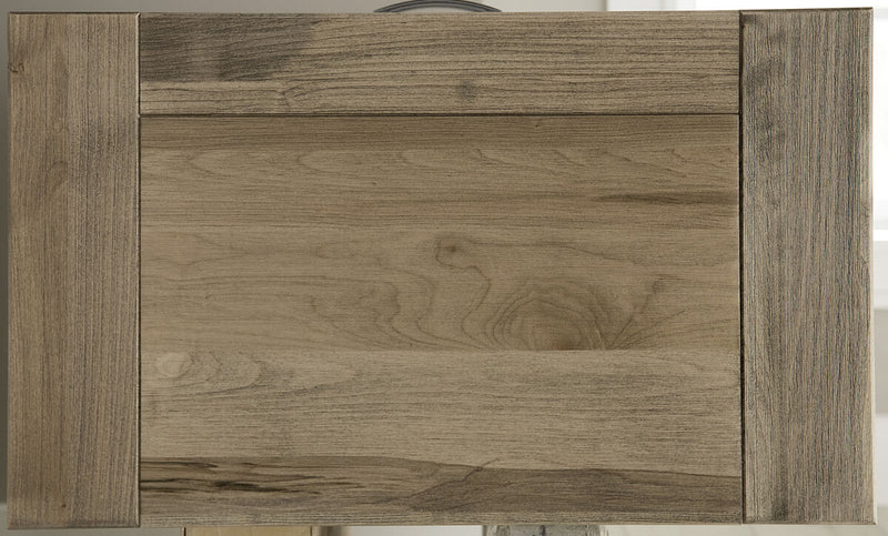 Vaughan-Bassett Maple Road Nightstand in Soft White/Natural Top - Watson's 87 Furniture (Middlefield,OH)