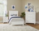 Vaughan Bassett Fundamentals 4 Drawer Chest in White - Watson's 87 Furniture (Middlefield,OH)