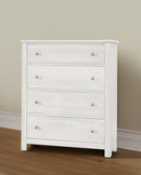 Vaughan Bassett Fundamentals 4 Drawer Chest in White - Watson's 87 Furniture (Middlefield,OH)