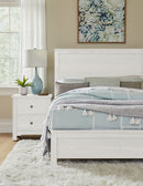 Vaughan Bassett Fundamentals 2 Drawer Nightstand in White - Watson's 87 Furniture (Middlefield,OH)