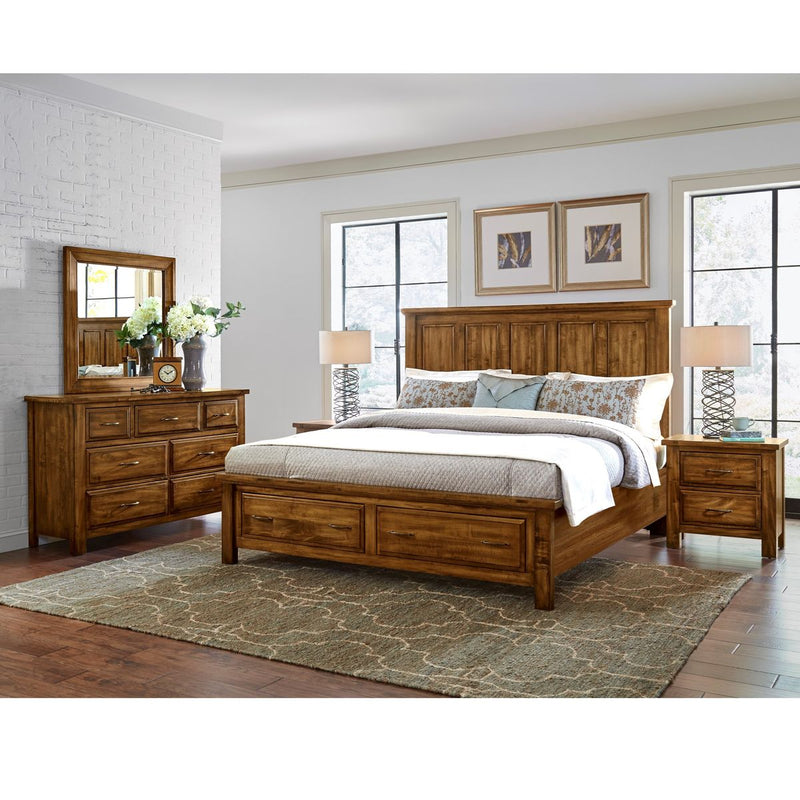 Vaughan-Bassett Maple Road Night Stand in Antique Amish - Watson's 87 Furniture (Middlefield,OH)