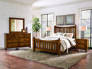 Vaughan-Bassett Maple Road King Slat Poster Bed in Antique Amish - Watson's 87 Furniture (Middlefield,OH)
