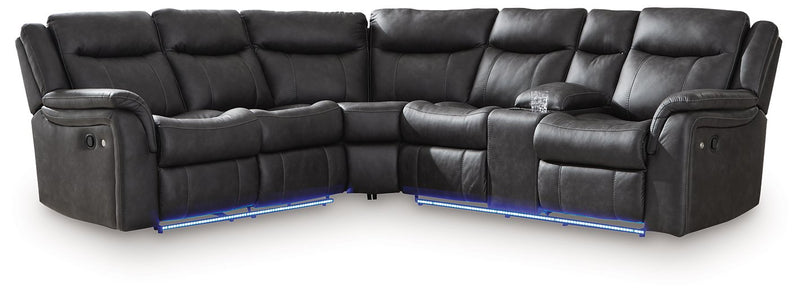 Sultan Meadow Reclining Sectional - Watson's 87 Furniture (Middlefield,OH)