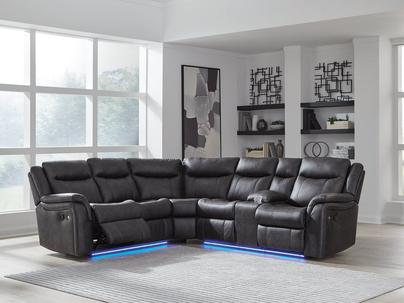 Sultan Meadow Reclining Sectional - Watson's 87 Furniture (Middlefield,OH)