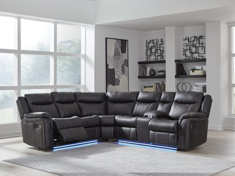 Sultan Meadow Reclining Sectional - Watson's 87 Furniture (Middlefield,OH)