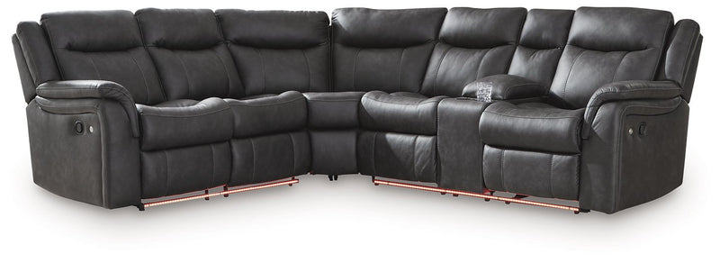 Sultan Meadow Reclining Sectional - Watson's 87 Furniture (Middlefield,OH)