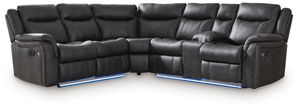 Sultan Meadow Reclining Sectional - Watson's 87 Furniture (Middlefield,OH)