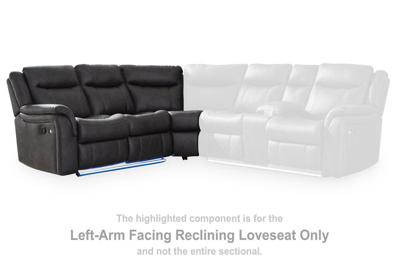 Sultan Meadow Reclining Sectional - Watson's 87 Furniture (Middlefield,OH)