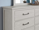 Vaughan-Bassett Passageways Oyster Grey 6 Drawer Dresser in Grey - Watson's 87 Furniture (Middlefield,OH)