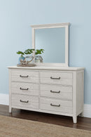 Vaughan-Bassett Passageways Oyster Grey 6 Drawer Dresser in Grey - Watson's 87 Furniture (Middlefield,OH)
