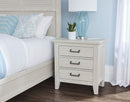 Vaughan-Bassett Passageways Oyster Grey 3 Drawer Nightstand in Grey - Watson's 87 Furniture (Middlefield,OH)