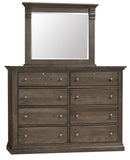 Vaughan Bassett Carlisle 8-Drawer Dresser in Natural Grey - Watson's 87 Furniture (Middlefield,OH)