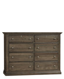Vaughan Bassett Carlisle 8-Drawer Dresser in Natural Grey - Watson's 87 Furniture (Middlefield,OH)