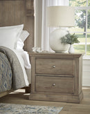 Vaughan Bassett Carlisle Nightstand in Natural Grey - Watson's 87 Furniture (Middlefield,OH)