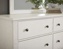 Vaughan Bassett Fundamentals 6 Drawer Dresser in White - Watson's 87 Furniture (Middlefield,OH)