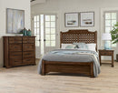 Vaughan-Bassett Joinery Plank King Poster Bed in Natural Oak 192 - Watson's 87 Furniture (Middlefield,OH)