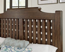 Vaughan-Bassett Joinery Plank King Poster Bed in Natural Oak 192 - Watson's 87 Furniture (Middlefield,OH)