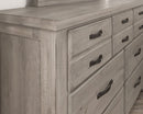 Vaughan-Bassett Joinery 6 Drawer Dresser in Washed White Oak - Watson's 87 Furniture (Middlefield,OH)