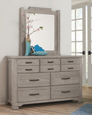 Vaughan-Bassett Joinery 6 Drawer Dresser in Washed White Oak - Watson's 87 Furniture (Middlefield,OH)