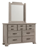 Vaughan-Bassett Joinery 6 Drawer Dresser in Washed White Oak - Watson's 87 Furniture (Middlefield,OH)
