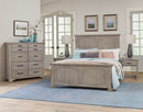 Vaughan-Bassett Joinery King Panel Bed in Washed White Oak 194 - Watson's 87 Furniture (Middlefield,OH)
