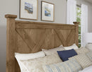 Vaughan Bassett Yosemite California King Panel Bed in Natural