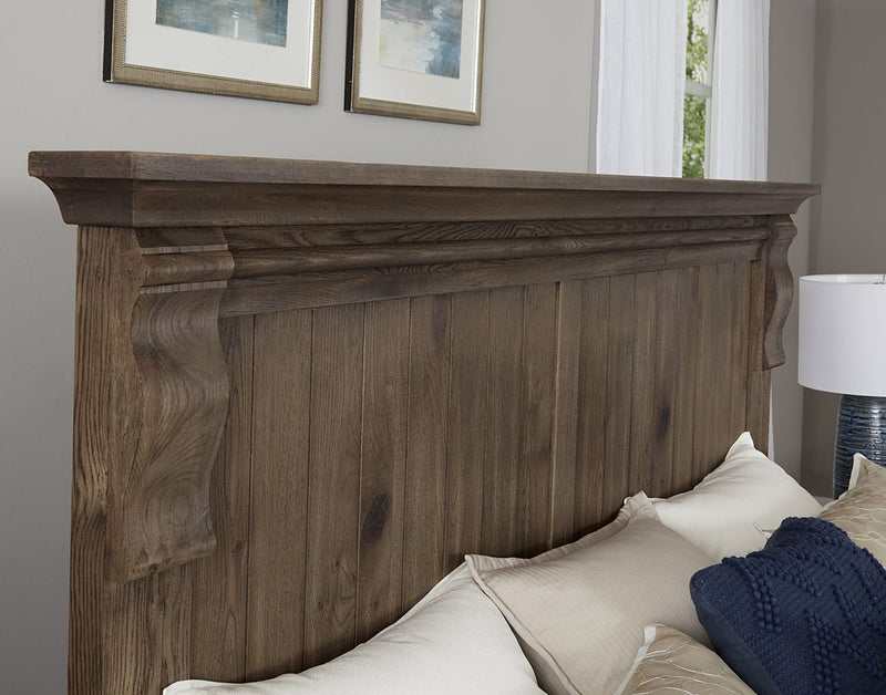 Vaughan Bassett Yosemite King Panel Bed in Smoke - Watson's 87 Furniture (Middlefield,OH)