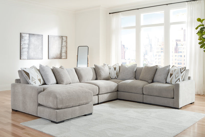 Aslan Court Sectional with Chaise - Watson's 87 Furniture (Middlefield,OH)