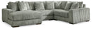 Lindyn Sectional with Chaise - Watson's 87 Furniture (Middlefield,OH)