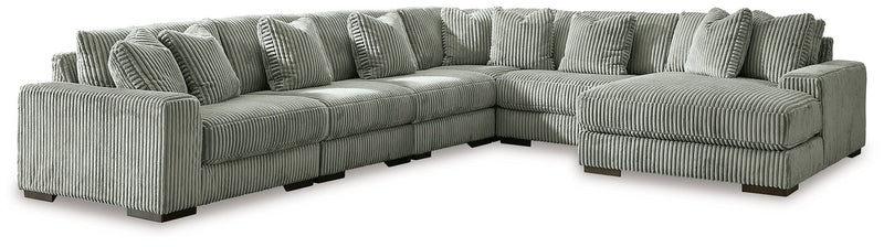 Lindyn Sectional with Chaise - Watson's 87 Furniture (Middlefield,OH)