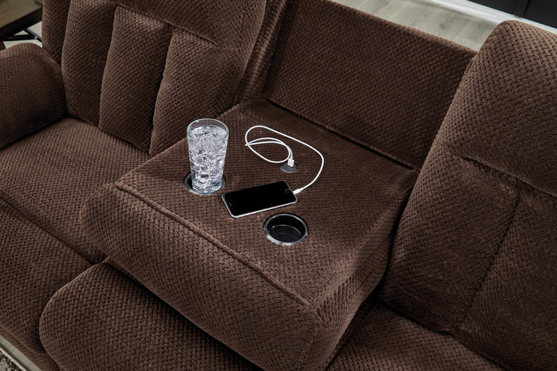 Observation Power Reclining Sofa with Drop Down Table - Watson's 87 Furniture (Middlefield,OH)