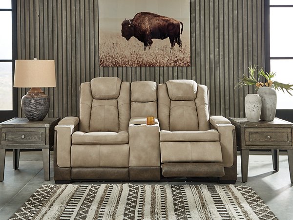 Next-Gen DuraPella Power Reclining Loveseat with Console - Watson's 87 Furniture (Middlefield,OH)