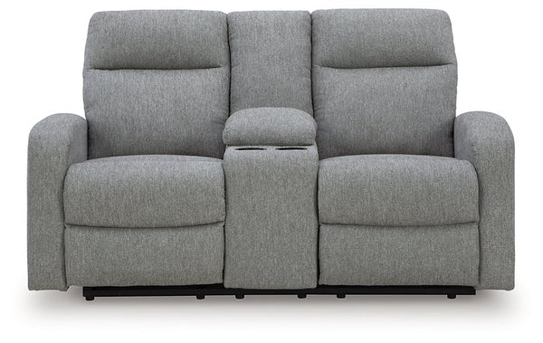 Gauntlet Reclining Loveseat with Console - Watson's 87 Furniture (Middlefield,OH)