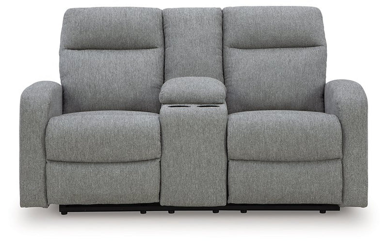 Gauntlet Reclining Loveseat with Console - Watson's 87 Furniture (Middlefield,OH)