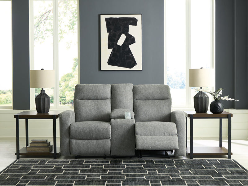 Gauntlet Reclining Loveseat with Console - Watson's 87 Furniture (Middlefield,OH)