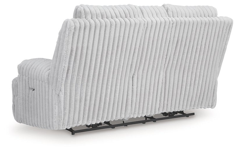 Rhines Falls Power Reclining Loveseat with Console - Watson's 87 Furniture (Middlefield,OH)