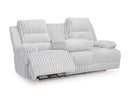 Rhines Falls Power Reclining Sofa with Drop Down Table - Watson's 87 Furniture (Middlefield,OH)