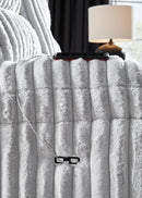 Rhines Falls Power Reclining Sofa with Drop Down Table - Watson's 87 Furniture (Middlefield,OH)