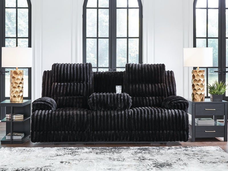 Rhine Falls Power Reclining Sofa with Drop Down Table - Watson's 87 Furniture (Middlefield,OH)