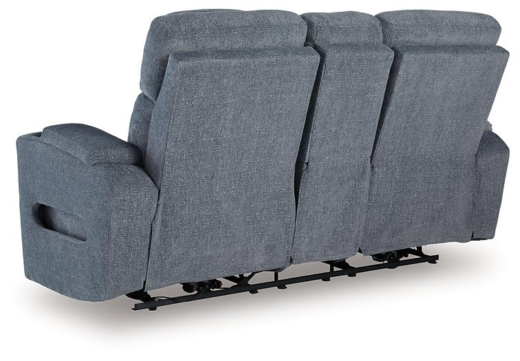 Studio Cave Power Reclining Loveseat with Console - Watson's 87 Furniture (Middlefield,OH)